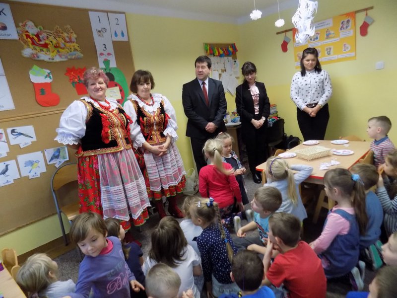 Przedszkole - wizyta Pań z KGW Gołaczewy