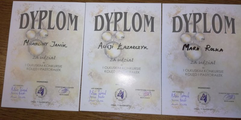  I Olkuski Konkurs Kolęd i Pastorałek