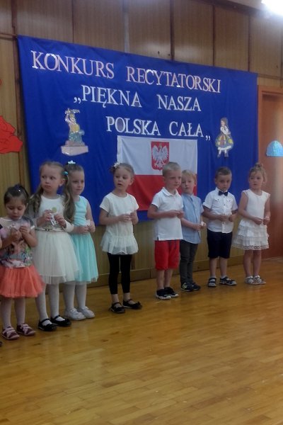 Przedszkolaki na Konkursie Recytatorskim
