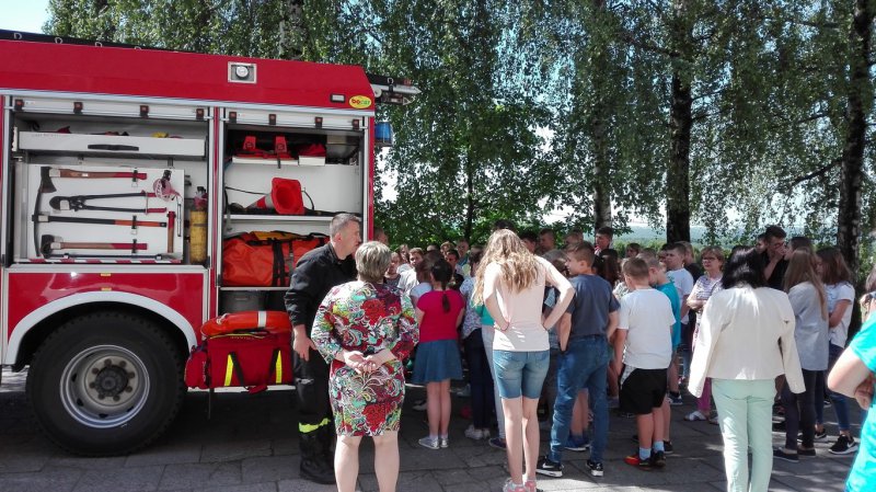 Wizyta  Straży Pożarnej